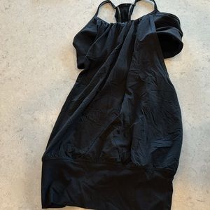 Lulu exercise top with built in bra